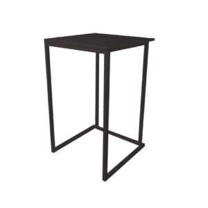 Kubo statafel zwart + zwart topblad indoor