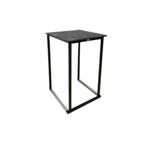 Kubo statafel zwart + marble black