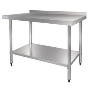Werktafel RVS - wieltjes - 120cm