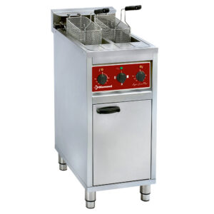 Friteuse XXL met aftapkraan 2 x 10l - 32a