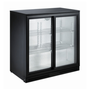 Windowcooler zwart (laag) - 210 liter