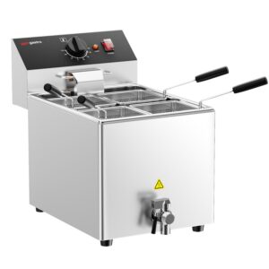 Pastakoker 230V - 8l - incl 4 manden